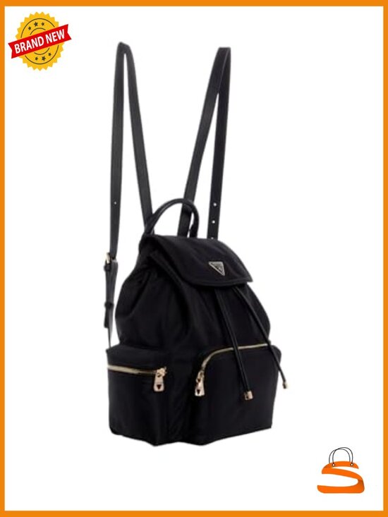 Eco Gemma Backpack Drawstring Flap Nylon Backpack Daypack main image 7